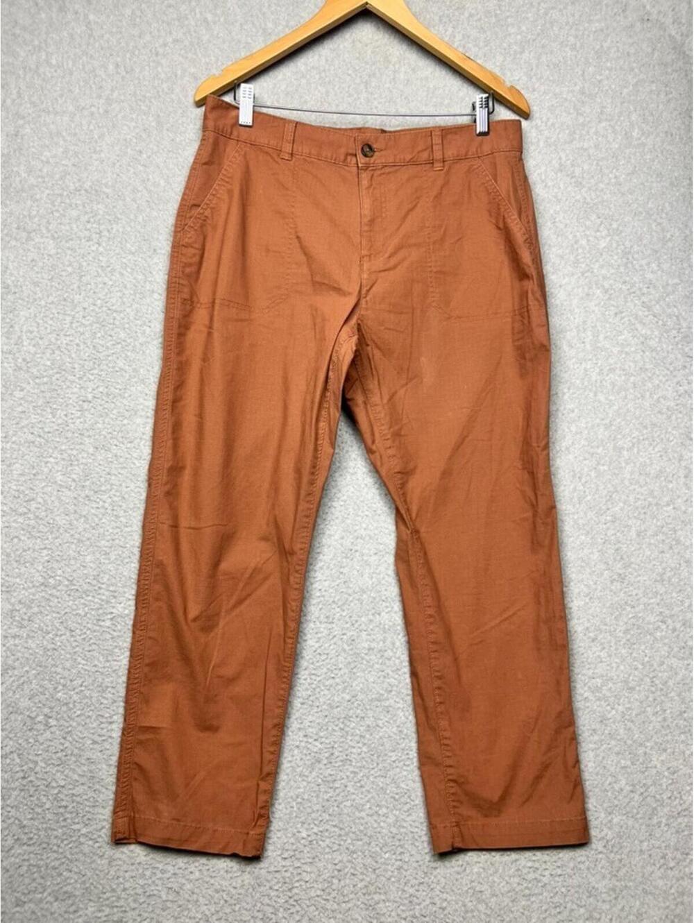 Eddie Bauer Cargo Canvas Work Pants Womens Petite 10P Outdoors Tactical Utility